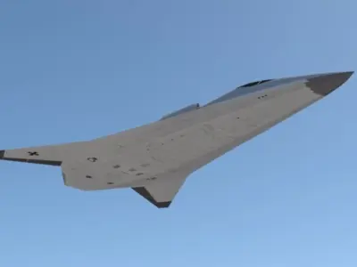 European 6th Gen fighter concept 3D model