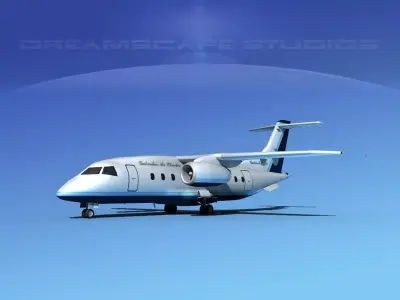 Dornier 328Jet Houston Air Transport 3D model