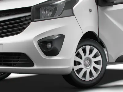 Opel Vivaro Van L2H1 HQInterior 2019 UKspec 3D model