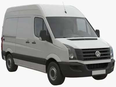 VW Crafter 2011 PanelVan L1H2 3D model