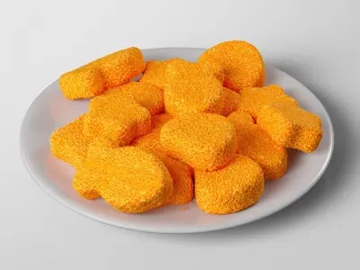 Fish Nuggets 3D model
