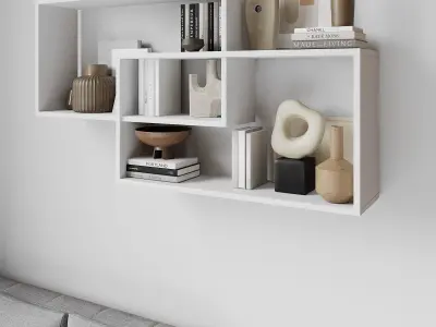 Wall-shelf wall shelves for living room Free 3D model
