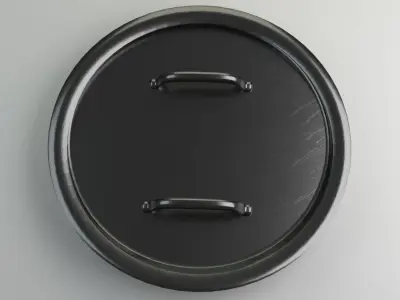 Viking Shield Free low-poly 3D model