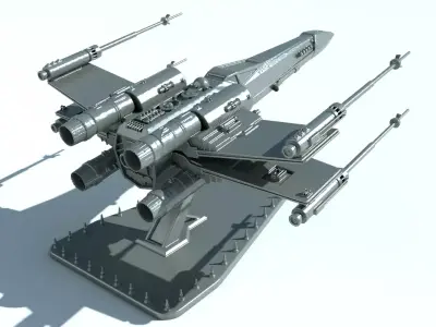X-WING for 3Dprint 3D print model