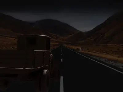  AMO-F-15 Truck 3D model