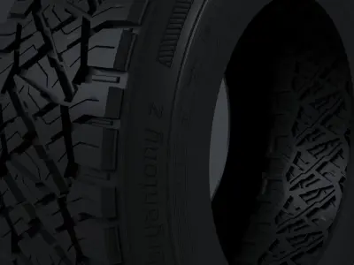 Tyre- Nitto Ridge Grappler- 3D Model 3D model