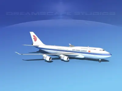 Boeing 747-400 Air China Cargo 3D model