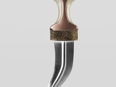 Oman knife 3D model