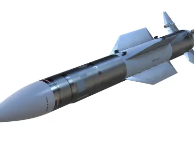 RVV-BD Aircraft Guided Air-to-Air Missile - R-37 3D model