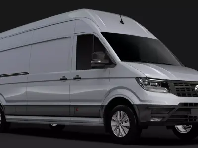 WV Crafter Van L3H3 2018 3D model