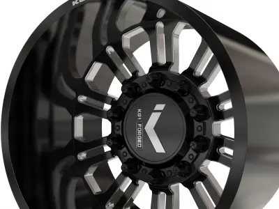 REAR KG1 KD004-B-2 DUALLY WHEEL 3D MODEL 3D model