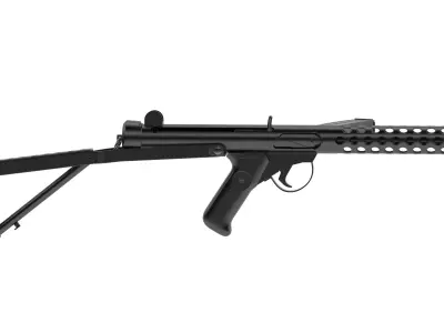 Sterling submachine gun 3D model