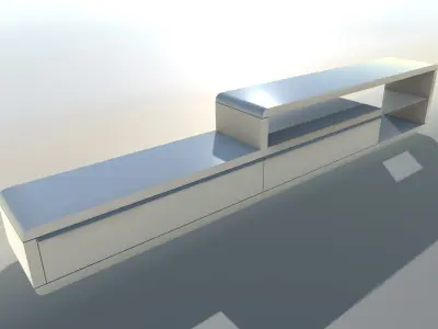 TV furniture Free low-poly 3D model