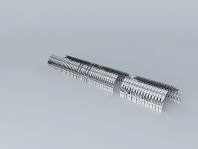 Pan Am 707 Cabin Panels Free 3D model