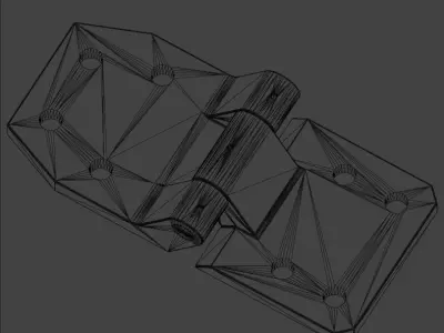 Steel Hinge Free 3D print model