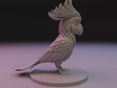 Cockatoo 3D print model