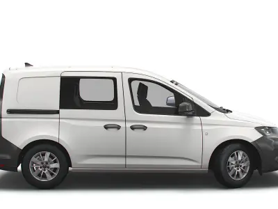 Volkswagen Caddy Commerce Van DoubleCab 2021 3D model