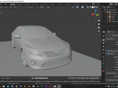 Toyota Corolla Free 3D model