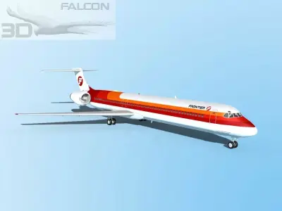 Falcon3D MD-80 Frontier 3D model