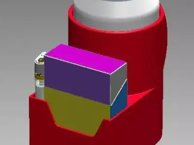 holder beer can 3D print model