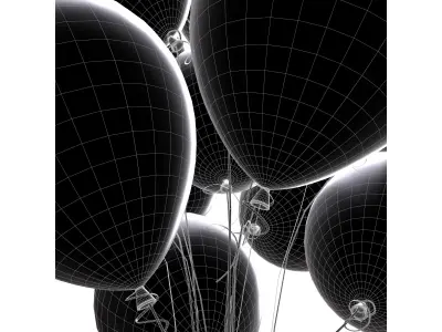 round balloons 03 3D model