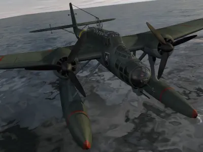 Heinkel He-115 B-2 3D model