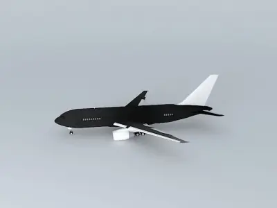 Template Boeing 767 200 Free 3D model