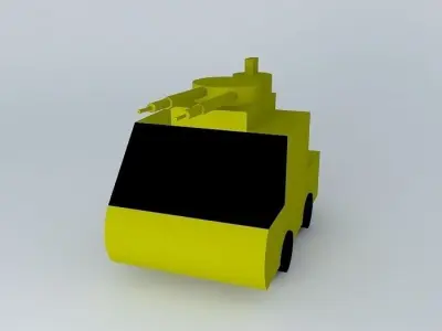 army car Free 3D model