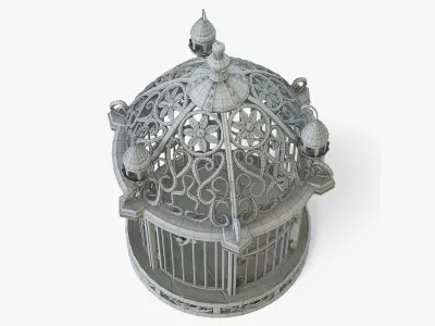 Birdcage Fantasy Low-poly 3D model