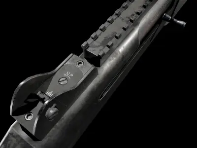 Benelli M4 Tactical Shotgun 3D model