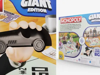 Monopoly Giant Edition Game Box 3D model