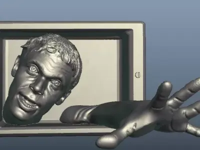 Eugene Tooms X-Files monster 3D print model