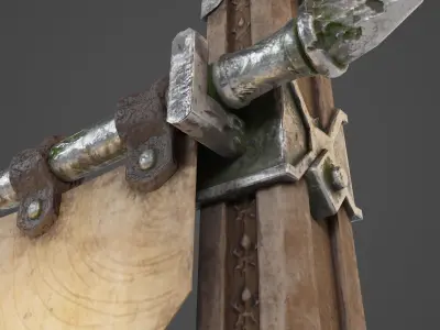 Map Stand - Pirate Game Low-poly 3D model