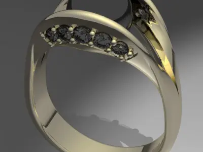 Rendering Anello D Free 3D model