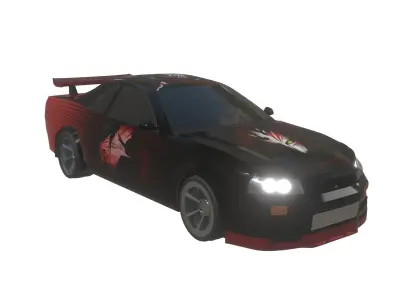 Nissan Skyline GTR Free 3D model