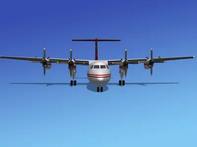 Dehavilland DHC-7 Corporate 4 3D model