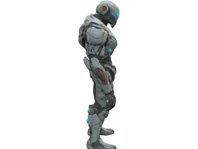 scifi morph cyborg dead space extremely detailed ultrarealist... 3D model