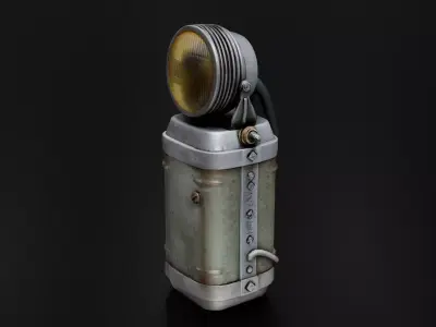 Old Mining Lantern 3D print model