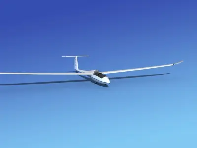 Duo Discus Sailplane 3D model