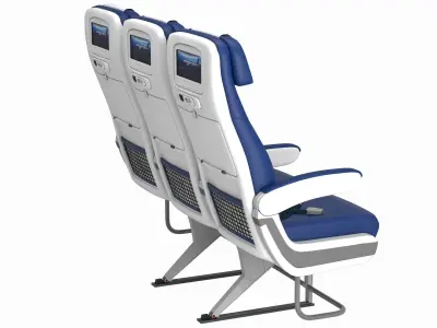 Airplane chair V3 3D model