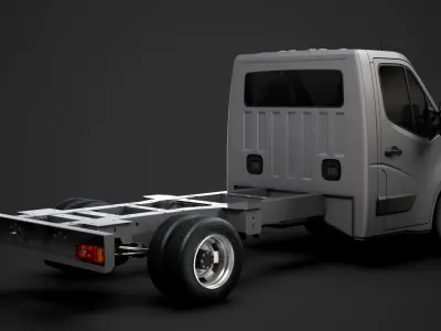 Renault Master SingleCab DW E20 Chassis 2020 3D model