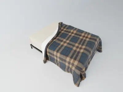 Unmade Bed Free 3D model