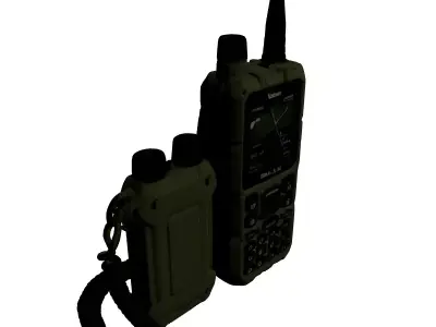 Modern Tactical Radio WalkieTalkie 3D model