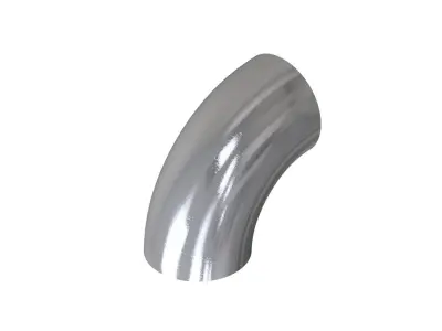 90 DEGREE WELDED STEEL ELBOWS-DIN2605 3D model
