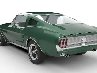 Ford Mustang Fastback 1967 3D model