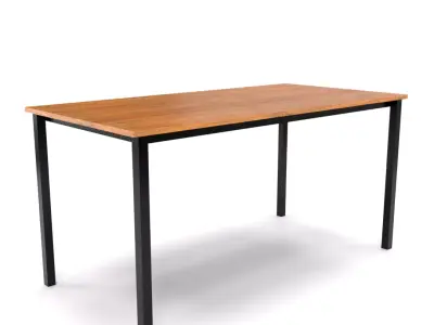 table Free 3D model 8