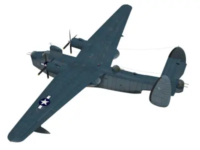 Martin PBM 5A mariner 3D model