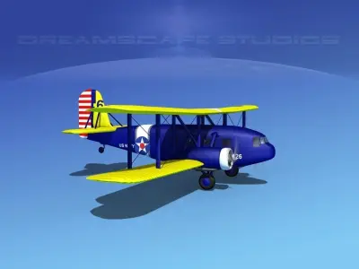 Curtiss Condor US Navy 3D model