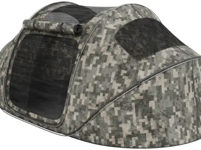 Military Tent 3D model