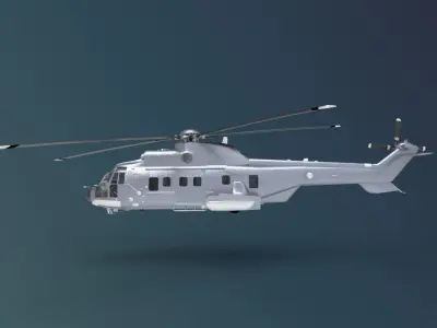 Airbus Helicopters H225 Super Puma 3D model